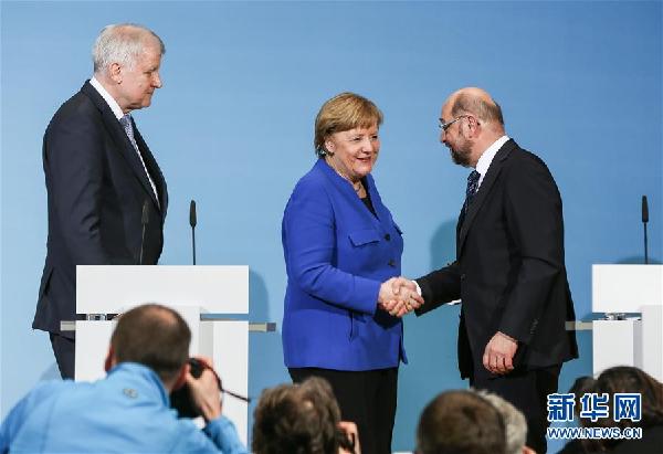 （国际）（1）德国组阁试探性对话各方达成原则一致
