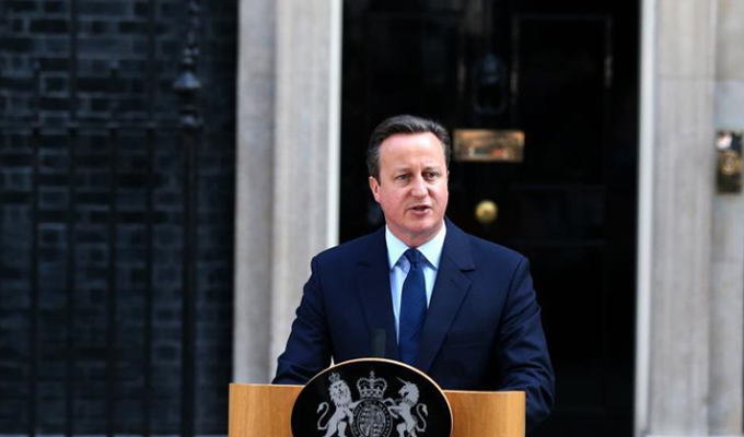 英国首相卡梅伦就“脱欧”公投发表讲话
