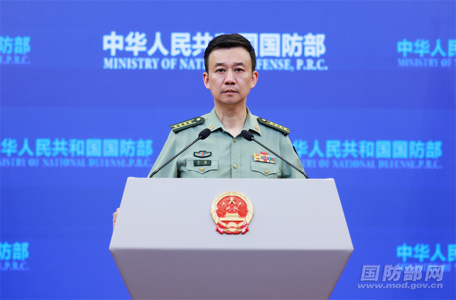 國防部新聞發言人吳謙就東部戰區位台島周邊開展聯合演習答記者問