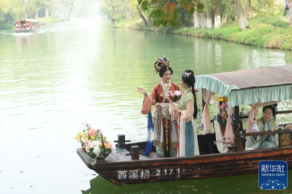 浙江杭州：西溪濕地花朝節開啟 再現傳統水鄉習俗