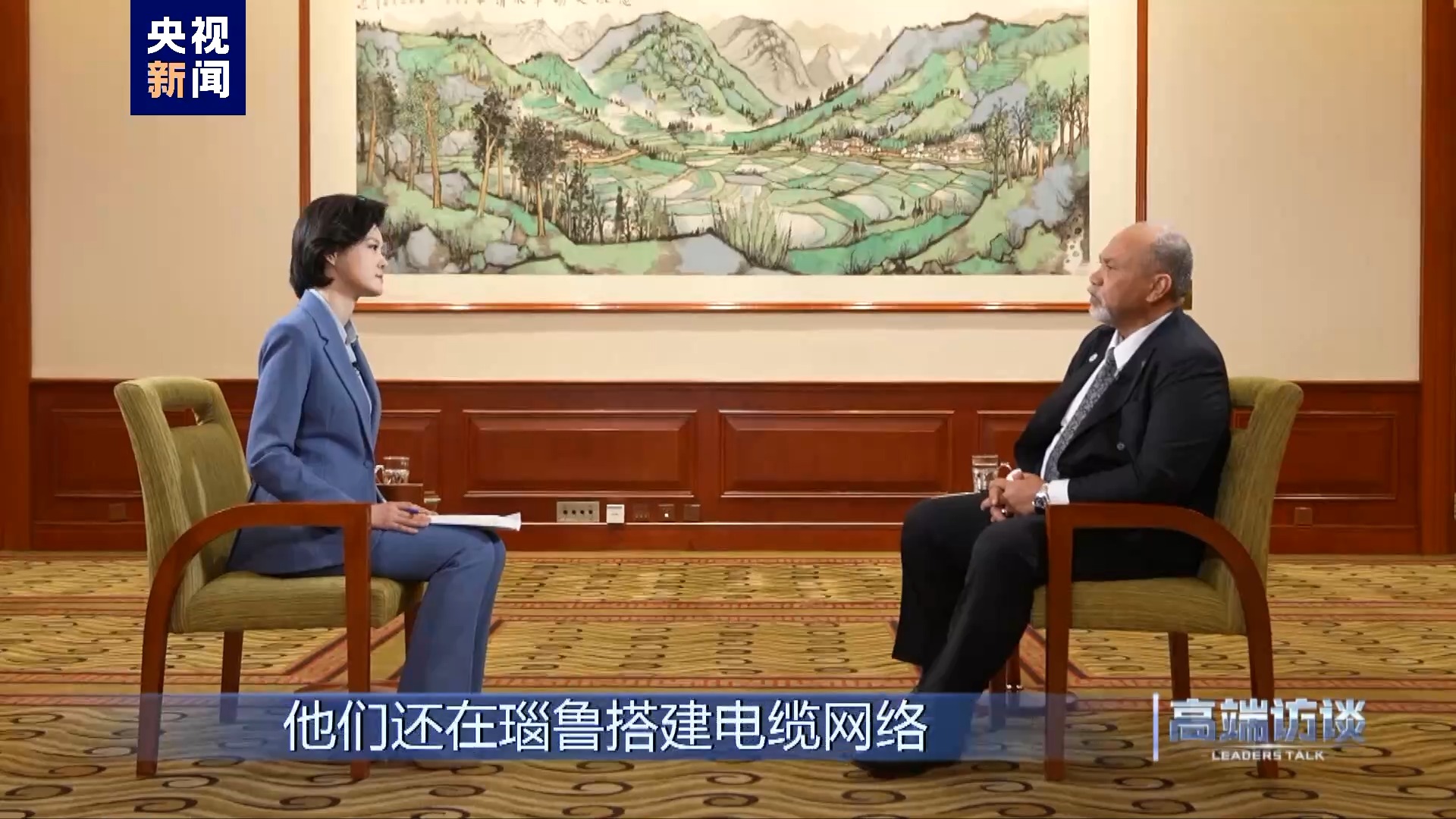 專訪瑙魯外長安格明 專訪瑙魯外長安格明