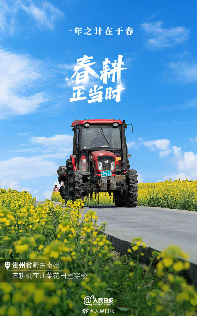 不負春光！各地陸續進入春耕時節