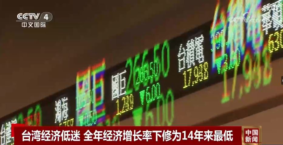 民進黨當局施政無能致使台灣經濟深陷困境