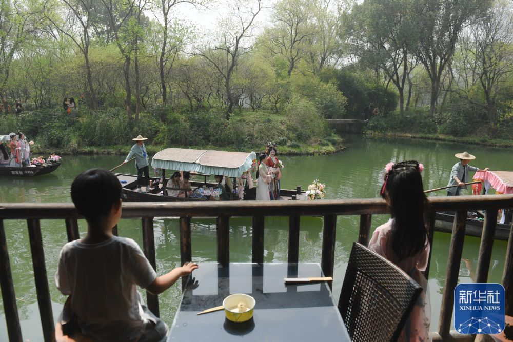 浙江杭州：西溪濕地花朝節開啟 再現傳統水鄉習俗