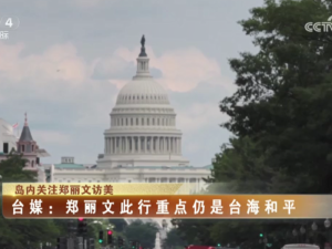 【海峽兩岸】島內關注鄭麗文訪美  鄭麗文：國民黨要團結力量，下架民進黨
