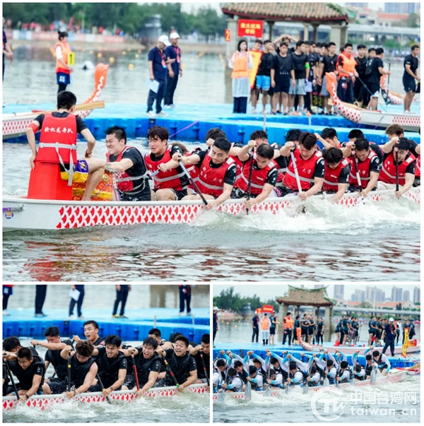 現場超燃！海峽兩岸龍舟賽在廈門激情上演