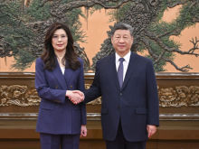 新華圖訊丨習近平總書記會見中國國民黨主席鄭麗文