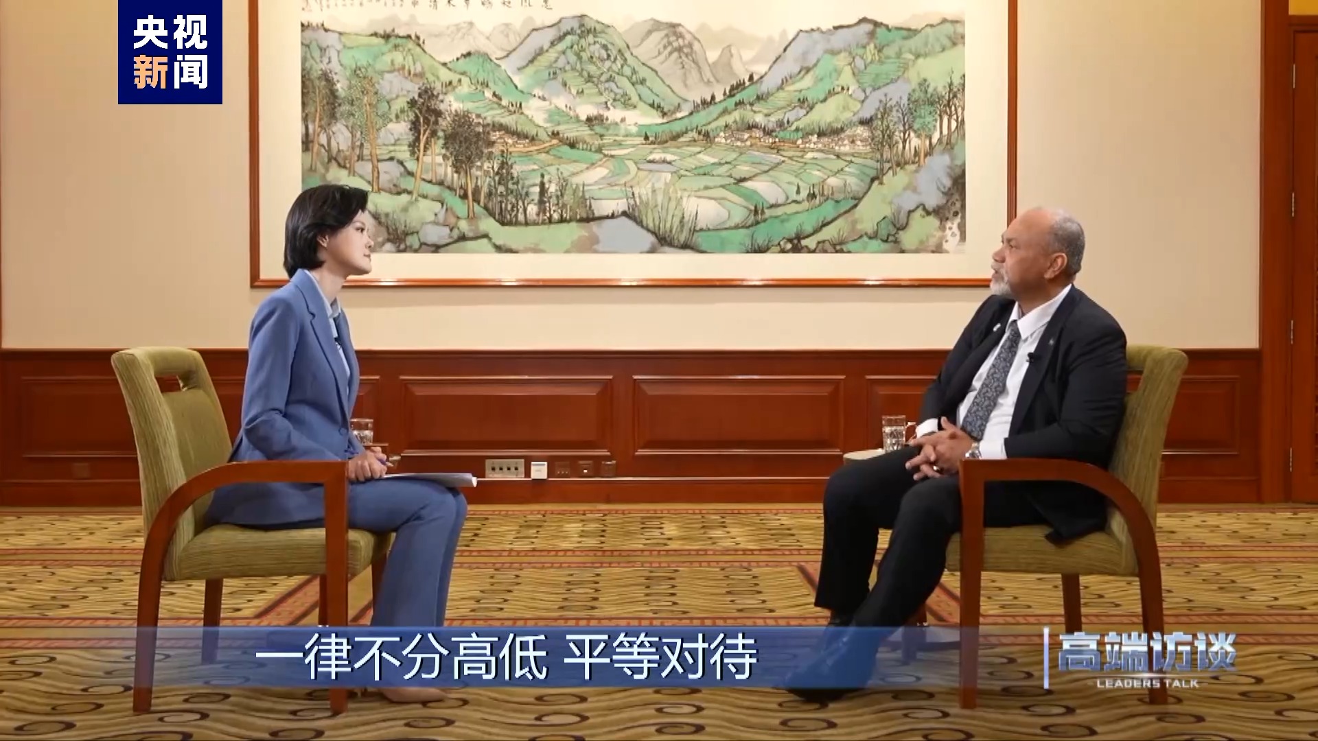 專訪瑙魯外長安格明 專訪瑙魯外長安格明