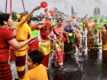 臺青：台灣桃園也有潑水節，那是跨越海峽的鄉愁_fororder_22222222222222