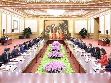 李強同西班牙首相桑切斯會談 李強同西班牙首相桑切斯會談