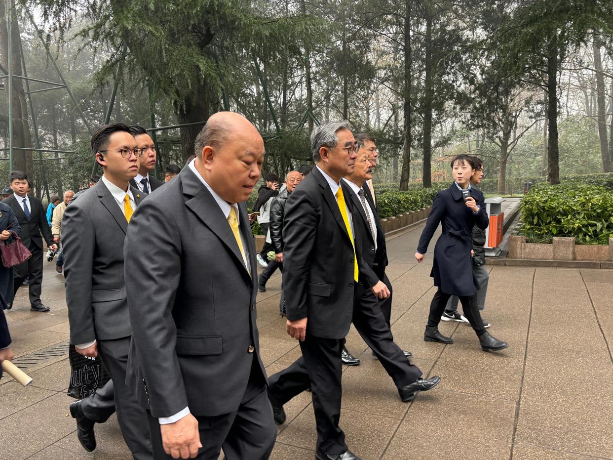 孫中山先生逝世100週年，新黨率團赴南京中山陵致祭