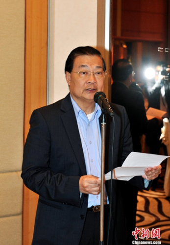 香港中聯辦主任張曉明與立法會建制派議員茶敘