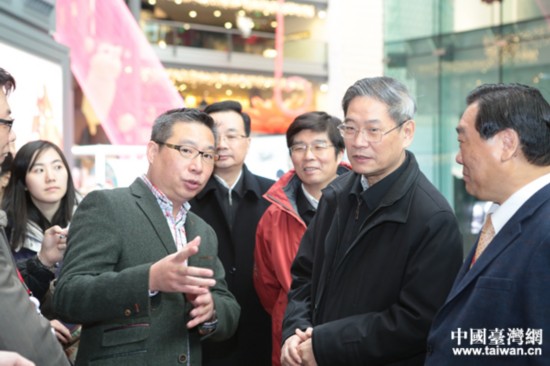 國臺辦主任張志軍走訪慰問在京台資企業