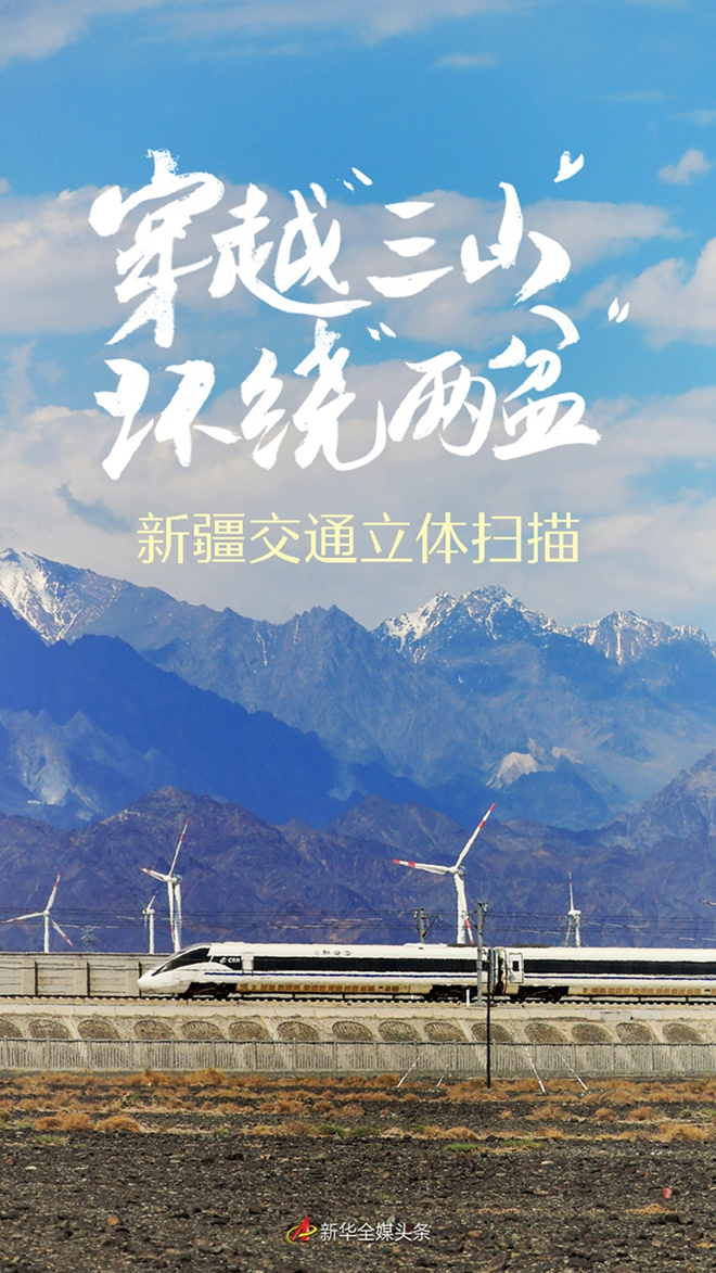 穿越“三山”環繞“兩盆”——新疆交通立體掃描