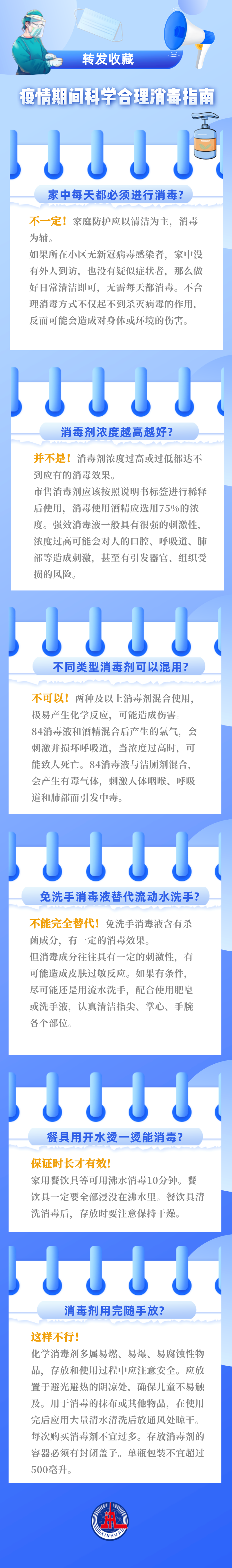 2022防疫關切事｜轉發收藏！疫情期間科學合理消毒指南