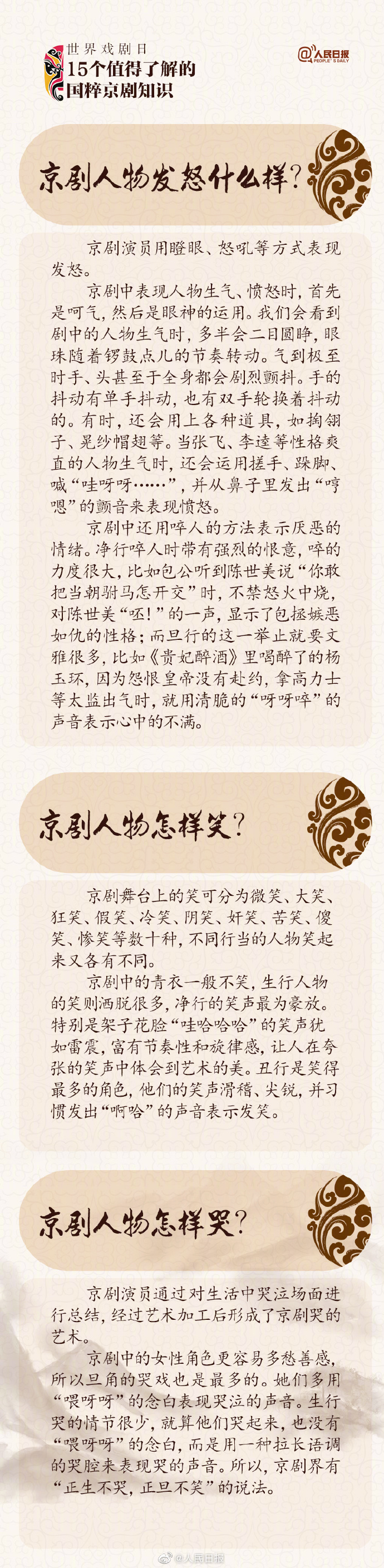 世界戲劇日丨15個值得了解的京劇知識 感受國粹魅力