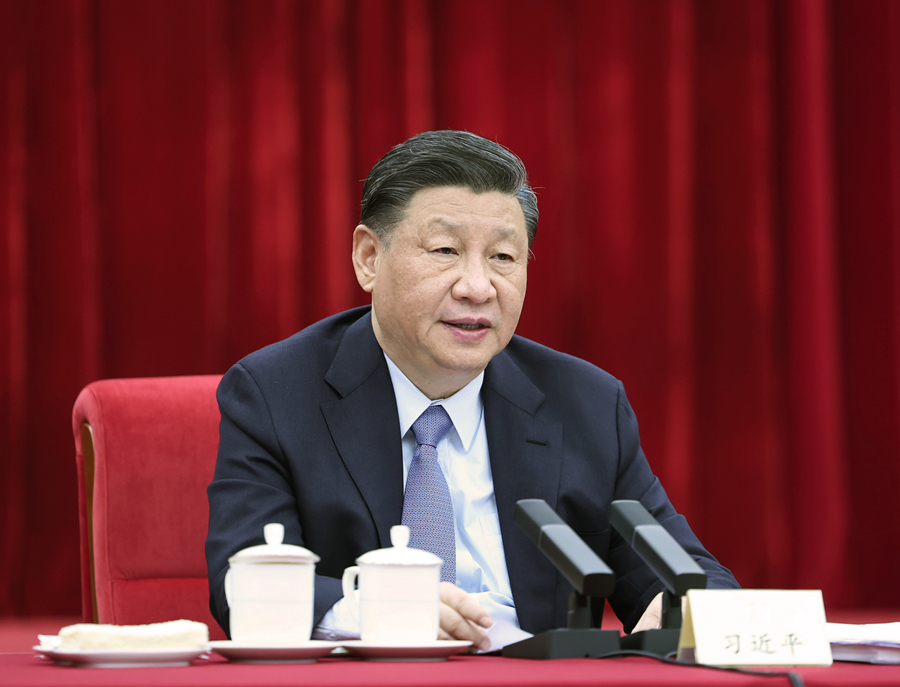 （兩會受權發佈）習近平在看望參加政協會議的民建工商聯界委員時強調 正確引導民營經濟健康發展高品質發展 王滬寧蔡奇丁薛祥參加看望和討論