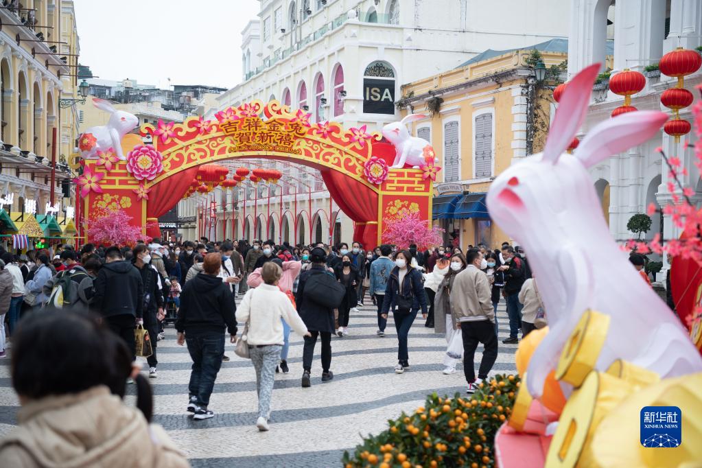 兔年春節澳門旅遊交出亮麗成績單