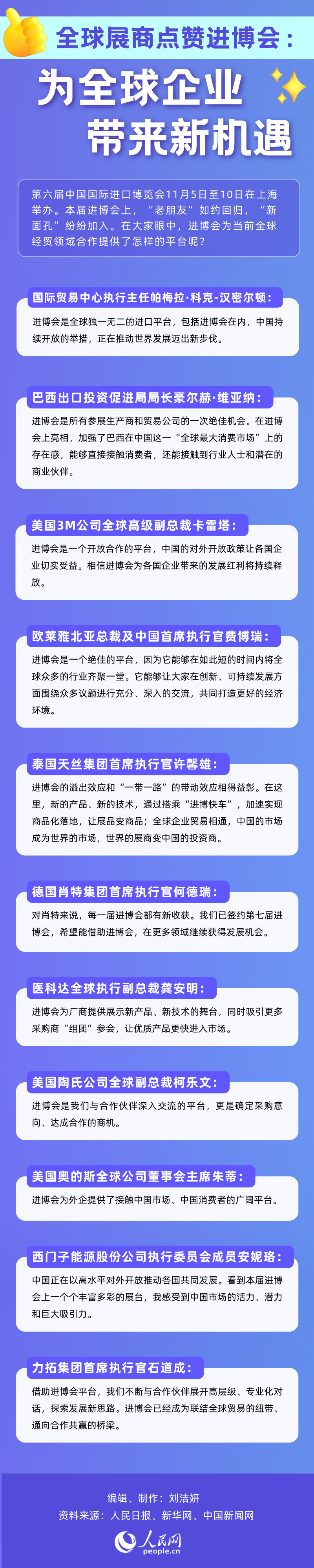 全球展商點讚進博會：為全球企業帶來新機遇