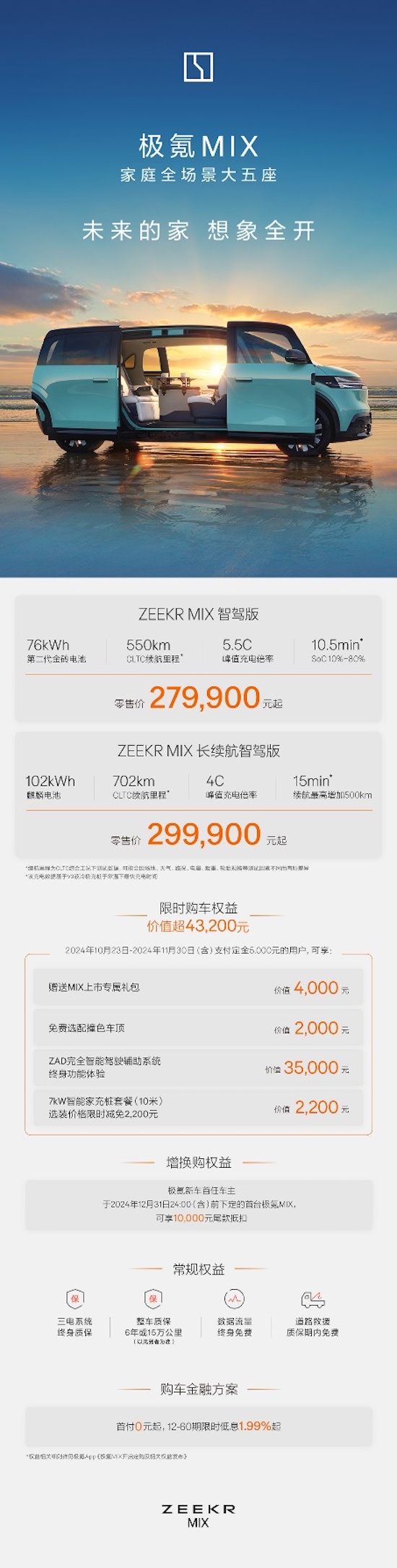 從未來開進現實的智慧汽車 極氪MIX上市售價27.99萬元起