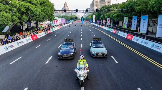 燃情起跑 逐夢杭城 新奧迪A3領跑“杭馬”