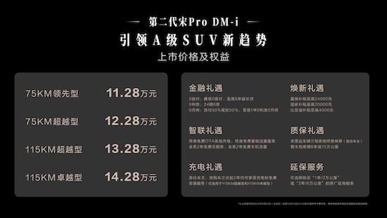 大美智省值 第二代宋Pro DM-i上市 11.28萬元起_fororder_image001