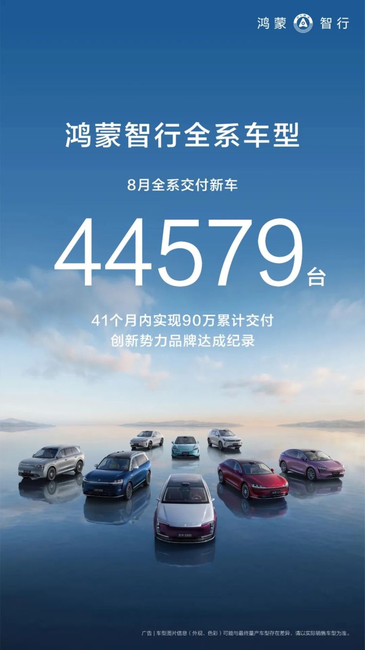 蔚來、小米反超理想！零跑快6萬了…… | 8月新能源汽車銷量