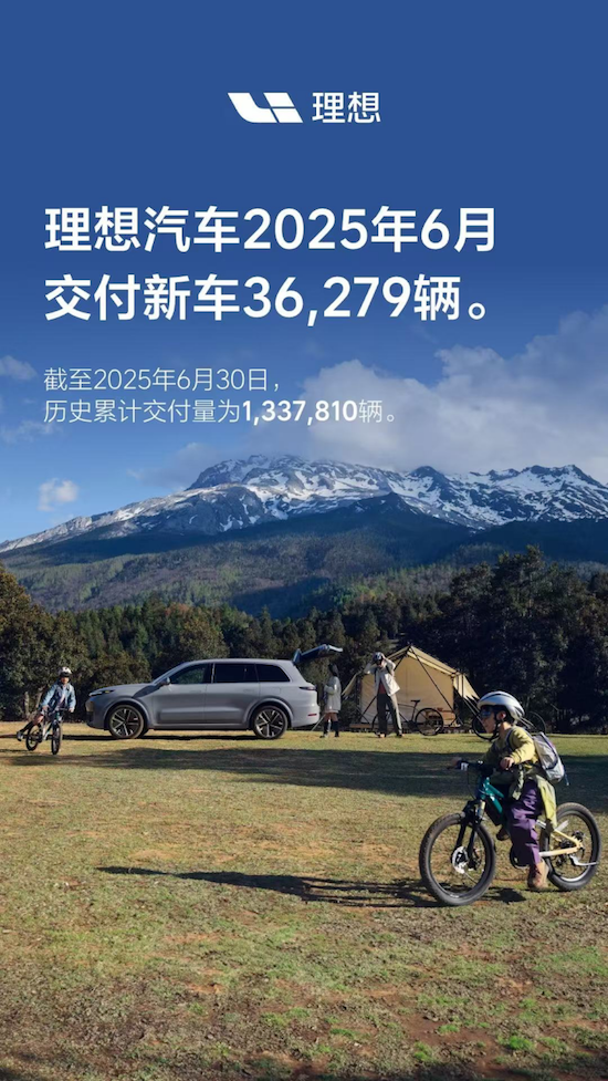 理想汽車2025年6月交付36,279輛_fororder_【8】理想汽車2025年6月交付36,279輛946