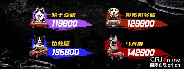 汽車頻道【資訊】11.99萬元起 全新品類SUV哈弗大狗潮玩上市