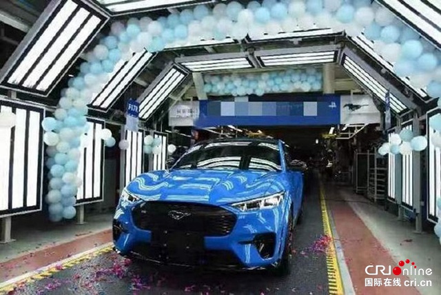 汽車頻道【頭條新聞紅條】國産福特MUSTANG MACH-E工程試製車下線 續航超600KM