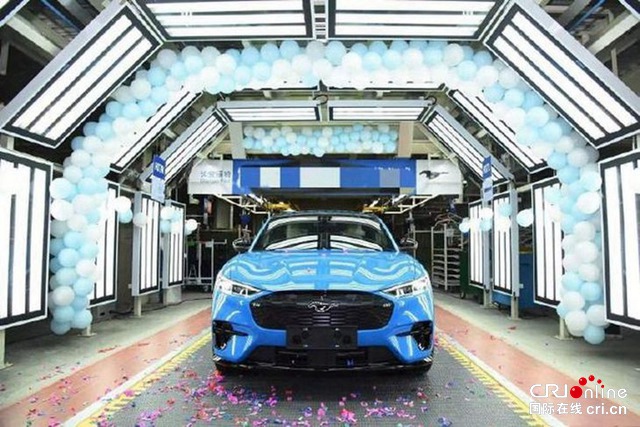 汽車頻道【頭條新聞紅條】國産福特MUSTANG MACH-E工程試製車下線 續航超600KM