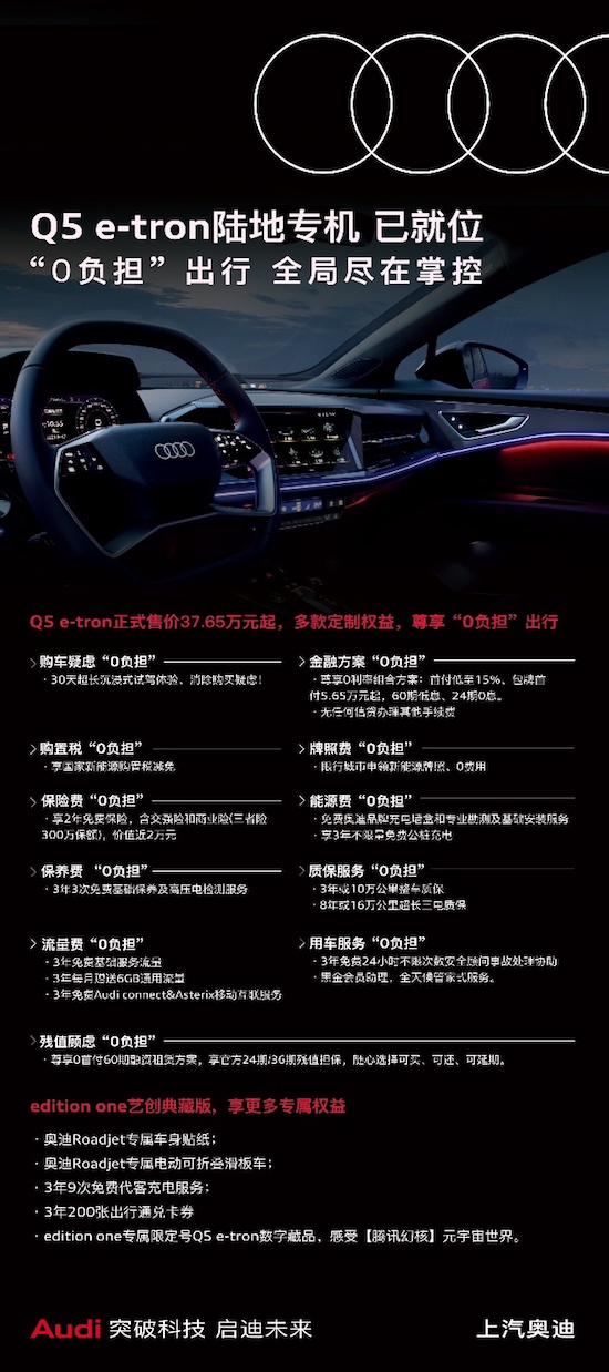 陸地專機 滿電來襲 上汽奧迪Q5 e-tron正式啟動“30天超長試駕”_fororder_image003