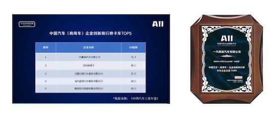 連續五年 一汽解放榮獲中國商用車創新排行榜第一_fororder_image002