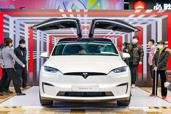 通州又現科技打卡地 特斯拉Model X Plaid北京巡展來到通州萬達_fororder_image001