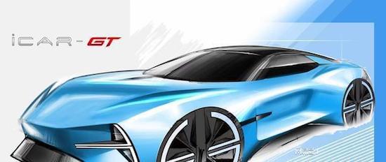 奇瑞公佈iCar GT跑車設計圖_fororder_image001