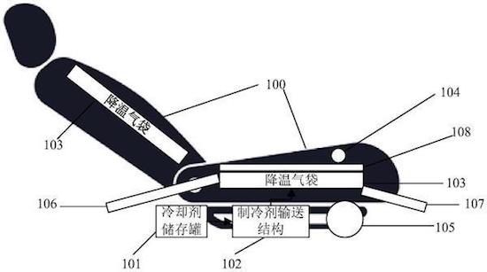 吉利新專利使用“製冷劑”讓汽車座椅快速降溫_fororder_image001