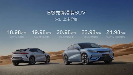 比亞迪宋L：五款配置誰最具有性價比？_fororder_image001