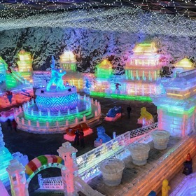 Beijing Yanqing has introduced five routes about Longqing Gorge Ice Lantern for visitors