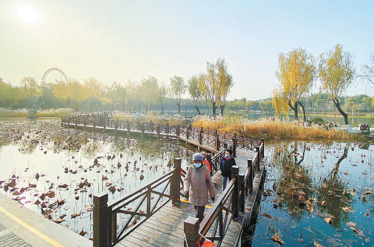 龍潭西湖公園重開 凈水連通龍潭三湖