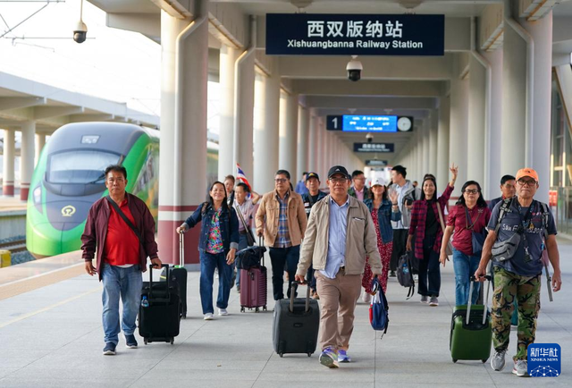 抵達！首個東盟國家旅遊團免簽入境雲南西雙版納