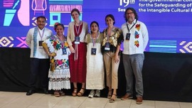 Mexican Women Embroiderers Shared Safeguarding Yucatecan Mayan Embroidery Actions at the Global Living Heritage Meeting