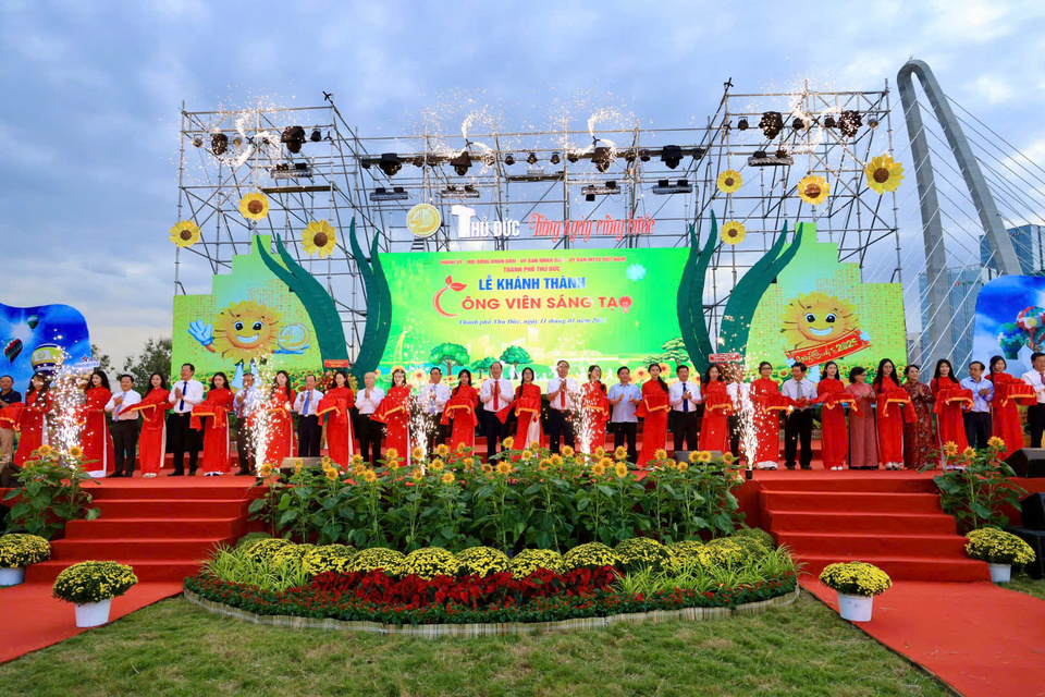 Inauguration du parc créatif de la ville de Thu Duc