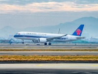 南方航空3架C919國産大飛機亮相春運