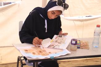 UNESCO Provides Psychosocial Support to Children and Youth in Gaza Through Art Therapy, Cultural, and Artistic Activities