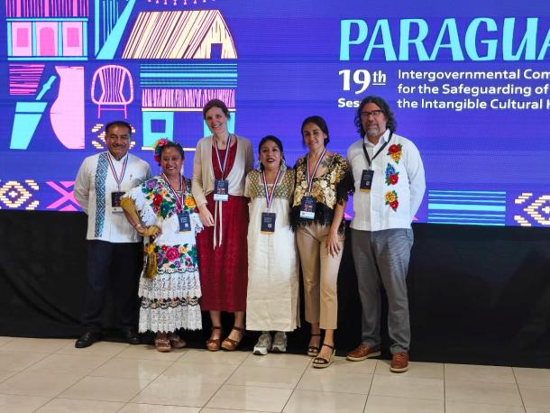 Mexican Women Embroiderers Shared Safeguarding Yucatecan Mayan Embroidery Actions at the Global Living Heritage Meeting