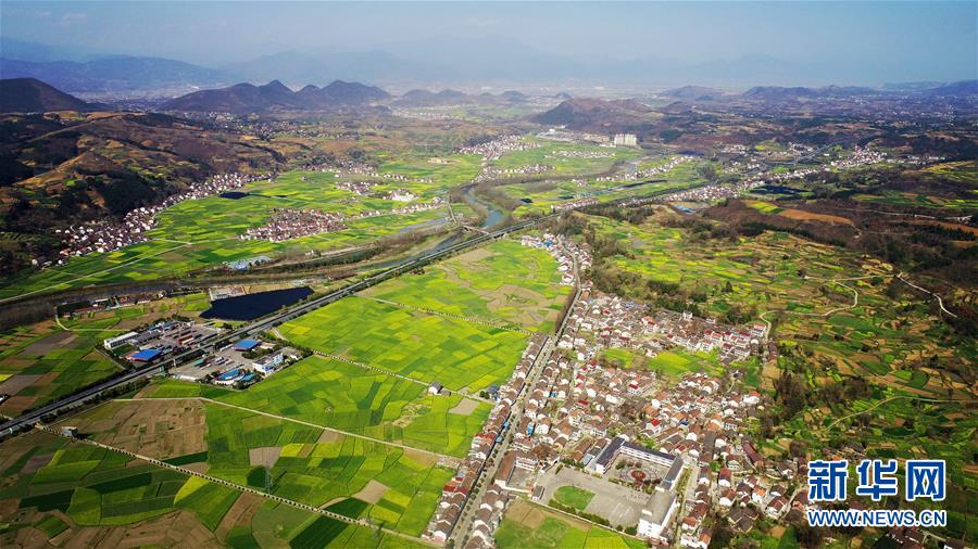 陜西漢中：春滿田園