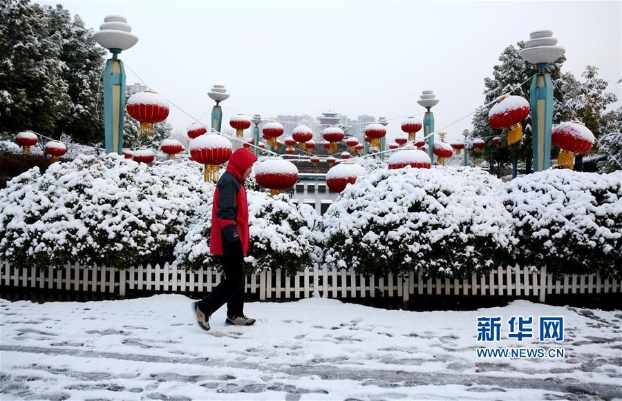 山東棗莊：瑞雪迎春