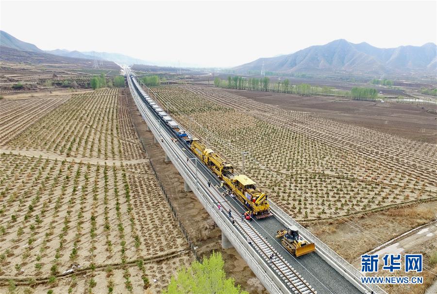 冬奧配套工程崇禮鐵路鋪軌里程過半