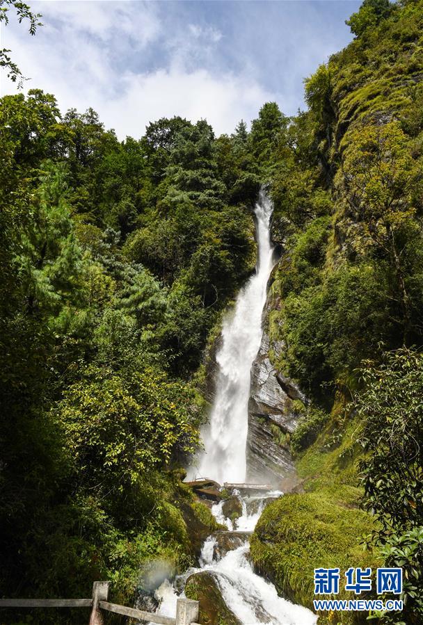 西藏山南市：山水秘境勒布溝