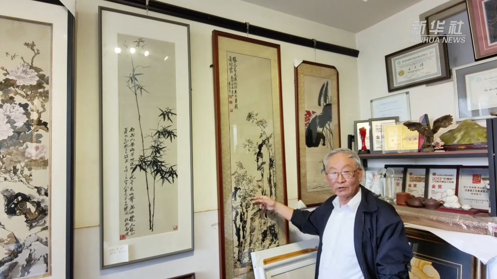 江蘇南通：非遺緙絲技藝展現歷代名畫